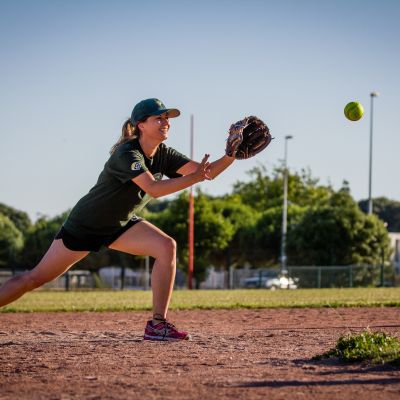 Joueuse de softball France baseball