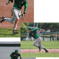 Coureur baseball match boucaniers