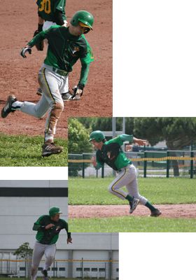 Coureur baseball match boucaniers