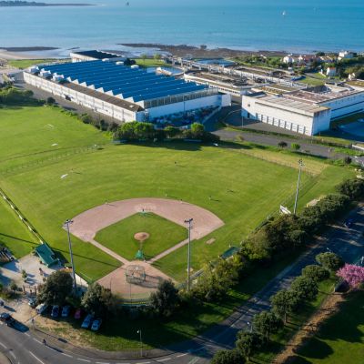 Terrain de baseball La pallice vue aérienne