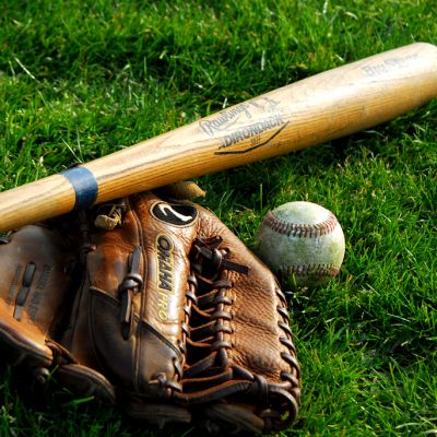 Batte de baseball et gant Boucaniers baseball