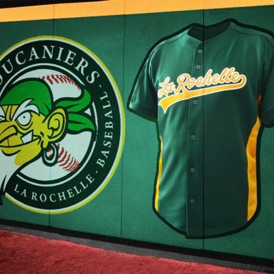 Nouvelle chemise de baseball Boucaniers La Rochelle