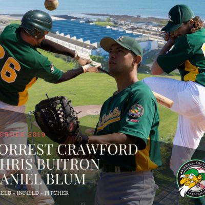 Forrest, Dan et Chris - Club de baseball Boucaniers