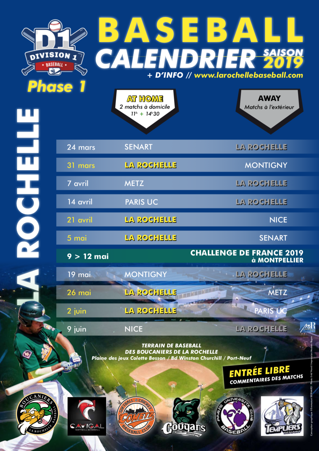 Calendrier D1