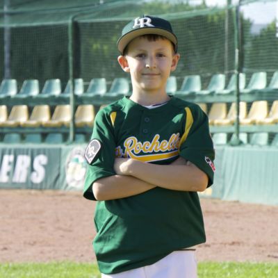 Photo de Isaac joueur de baseball à la Rochelle
