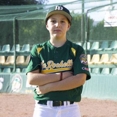Photo de Lucca joueur de baseball à la Rochelle