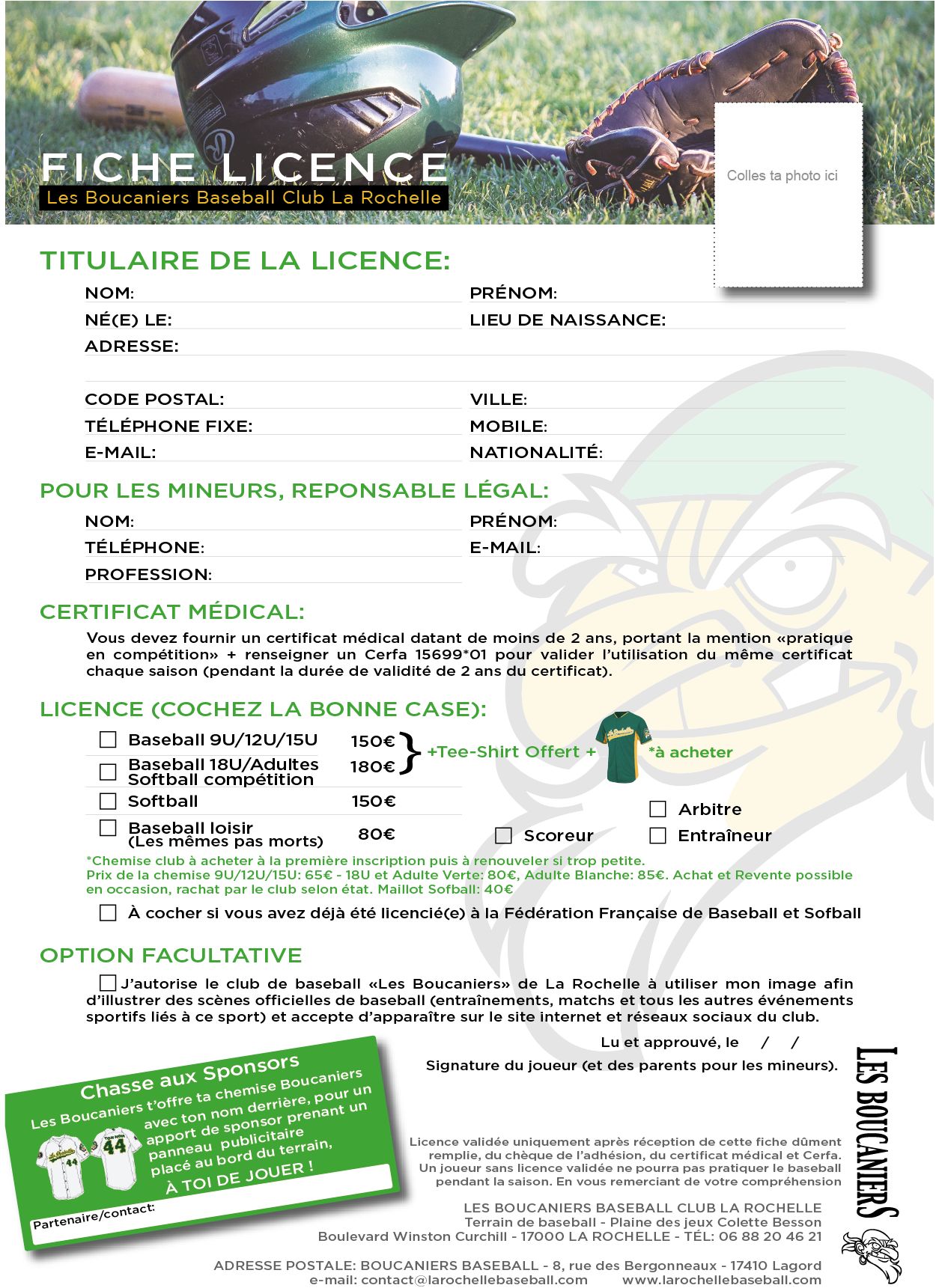 miniature Fiche LICENCE 2024