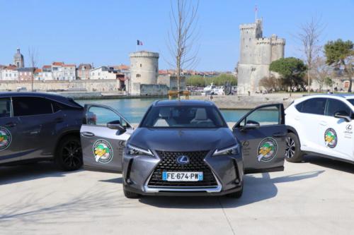 Trois véhicules Lexus logotés Boucaniers